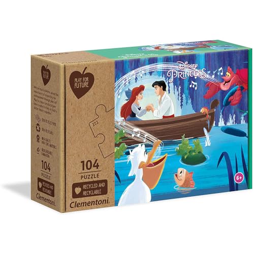 Clementoni 27152 Play for Future Die kleine Meerjungfrau – Puzzle 104 Teile ab 6 Jahren, Kinderpuzzle aus recyceltem & recycelbarem Material, Denkspiel für Kinder Clementoni 27152 Play for Future Die kleine Meerjungfrau – Puzzle 104 Teile ab 6 Jahren, Kinderpuzzle aus recyceltem & recycelbarem Material, Denkspiel für Kinder von Clementoni