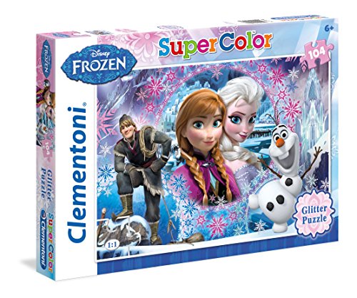 Clementoni 27248.8-104 T Glitter Frozen Queen of The North Mountain, Klassische Puzzle Clementoni 27248.8-104 T Glitter Frozen Queen of The North Mountain, Klassische Puzzle von Clementoni