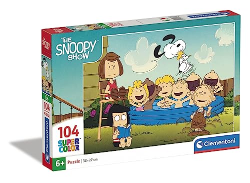 Clementoni - 27266 - Supercolor Puzzle - Peanuts - Puzzle 104 Teile Ab 6 Jahren, Buntes Kinderpuzzle Mit Besonderer Leuchtkraft & Farbintensität, Geschicklichkeitsspiel Für Kinder Clementoni - 27266 - Supercolor Puzzle - Peanuts - Puzzle 104 Teile Ab 6 Jahren, Buntes Kinderpuzzle Mit Besonderer Leuchtkraft & Farbintensität, Geschicklichkeitsspiel Für Kinder von Clementoni
