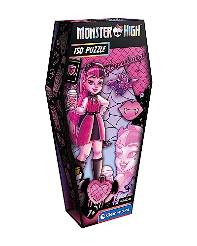 Clementoni - 28184 - Puzzle Monster High Draculaura - 150 Pieces, Jigsaw Puzzle For Kids Age 7, Puzzle Cartoon, Made In Italy von Clementoni