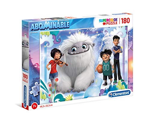 Clementoni - 29764 - Supercolor Puzzle - Abominable - 180 Teile - Made in Italy - Puzzle Kinder ab 7 Jahren von Clementoni