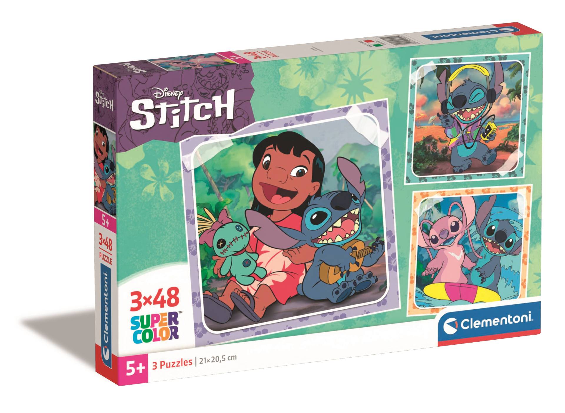 Clementoni 3 Puzzles - Stitch 48 Teile Puzzle Clementoni-25321 Clementoni 3 Puzzles - Stitch 48 Teile Puzzle Clementoni-25321 von Clementoni