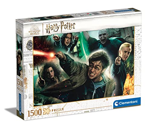 Clementoni 31690 Harry Potter – Puzzle 1500 Teile ab 9 Jahren, Erwachsenenpuzzle mit Wimmelbild, herausforderndes Geschicklichkeitsspiel für die ganze Familie Clementoni 31690 Harry Potter – Puzzle 1500 Teile ab 9 Jahren, Erwachsenenpuzzle mit Wimmelbild, herausforderndes Geschicklichkeitsspiel für die ganze Familie von Clementoni