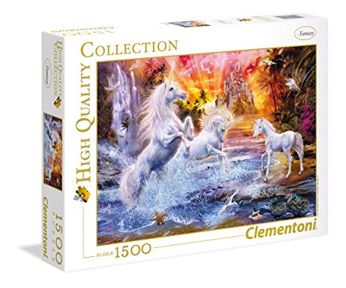 Clementoni 31805 Wilde Einhörner – Puzzle 1500 Teile, Geschicklichkeitsspiel für die ganze Familie, Erwachsenenpuzzle ab 14 Jahren Clementoni 31805 Wilde Einhörner – Puzzle 1500 Teile, Geschicklichkeitsspiel für die ganze Familie, Erwachsenenpuzzle ab 14 Jahren von Clementoni