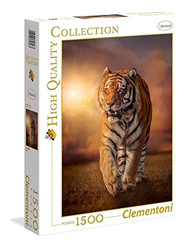Clementoni 31806 Tiger – Puzzle 1500 Teile, Geschicklichkeitsspiel für die ganze Familie, Erwachsenenpuzzle ab 14 Jahren von Clementoni