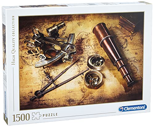 Clementoni 31808 Kurs auf den Schatz – Puzzle 1500 Teile ab 9 Jahren, buntes Erwachsenenpuzzle mit kräftigen Farben, Geschicklichkeitsspiel für die ganze Familie, schöne Geschenkidee Clementoni 31808 Kurs auf den Schatz – Puzzle 1500 Teile ab 9 Jahren, buntes Erwachsenenpuzzle mit kräftigen Farben, Geschicklichkeitsspiel für die ganze Familie, schöne Geschenkidee von Clementoni