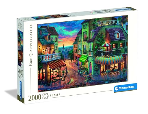 Clementoni Paris Puzzle - 2000 Teile Erwachsene - 97,5 x 66,8 cm - Scenic Puzzle für Erwachsene ab 14 Jahren von Clementoni