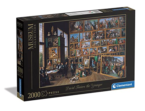 Clementoni 32576 Museum Collection-Teniers, Archduke Leopold Wilhelm, Puzzle 2000 Teile Für Erwachsene Und Kinder 10 Jahren, Geschicklichkeitsspiel Für Die Ganze Familie, Mehrfarbig von Clementoni