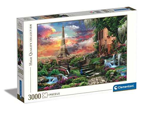 Clementoni 33550 Traumhaftes Paris Collection 3000 Teile Puzzle für Erwachsene und Kinder ab 14 Jahre von Clementoni