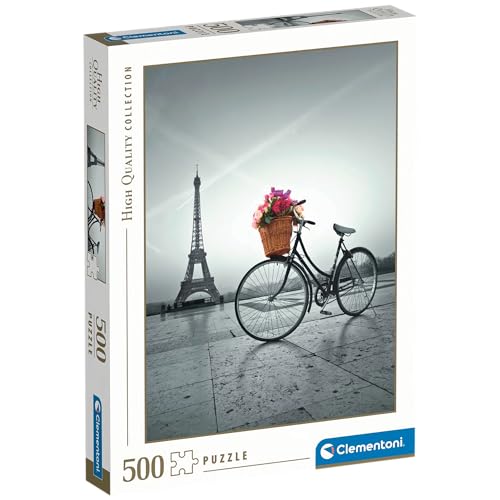 Clementoni 35014 Paris – Puzzle 500 Teile ab 9 Jahren, buntes Erwachsenenpuzzle mit kräftigen Farben, Geschicklichkeitsspiel für die ganze Familie, schöne Geschenkidee von Clementoni