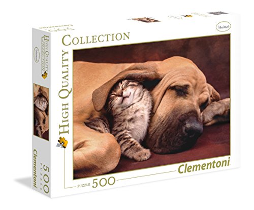 Clementoni 35020 Cuddles – Puzzle 500 Teile, farbenfrohes Legespiel für die ganze Familie, Erwachsenenpuzzle ab 14 Jahren von Clementoni