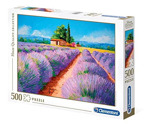 Clementoni 35073 Lavendel-Duft – Puzzle 500 Teile, Geschicklichkeitsspiel für die ganze Familie, farbenfrohes Legespiel, Erwachsenenpuzzle ab 9 Jahren Clementoni 35073 Lavendel-Duft – Puzzle 500 Teile, Geschicklichkeitsspiel für die ganze Familie, farbenfrohes Legespiel, Erwachsenenpuzzle ab 9 Jahren von Clementoni