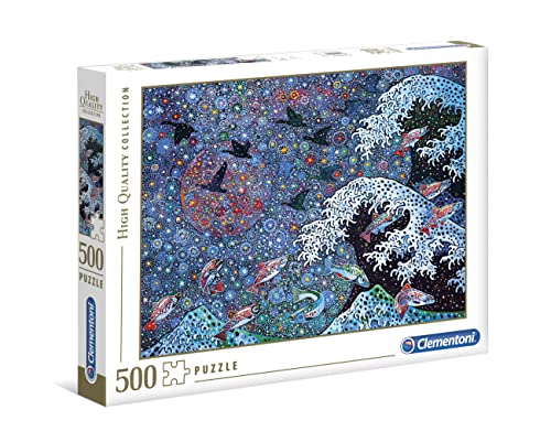 Clementoni 35074 Tanze mit den Sternen – Puzzle 500 Teile, buntes Geschicklichkeitsspiel für die ganze Familie, Erwachsenenpuzzle ab 9 Jahren, 25.4 x 34.4 x 4.6 von Clementoni