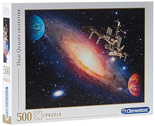 Clementoni 35075 Internationale Raum-Station – Puzzle 500 Teile, Geschicklichkeitsspiel für die ganze Familie, Erwachsenenpuzzle ab 14 Jahren von Clementoni