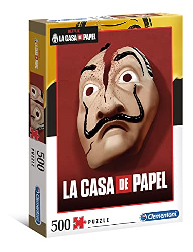 Clementoni 35085 La Casa de Papel – Puzzle 500 Teile ab 9 Jahren, buntes Erwachsenenpuzzle mit kräftigen Farben, Geschicklichkeitsspiel für die ganze Familie, schöne Geschenkidee von Clementoni