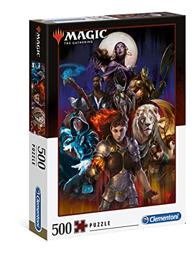 Clementoni 35089 Magic The Gathering – Puzzle 500 Teile ab 9 Jahren, buntes Erwachsenenpuzzle mit kräftigen Farben, Geschicklichkeitsspiel für die ganze Familie, schöne Geschenkidee Clementoni 35089 Magic The Gathering – Puzzle 500 Teile ab 9 Jahren, buntes Erwachsenenpuzzle mit kräftigen Farben, Geschicklichkeitsspiel für die ganze Familie, schöne Geschenkidee von Clementoni