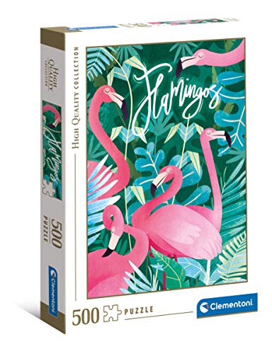 Clementoni 35101 Fantastic Animals Flamingos – Puzzle 500 Teile ab 9 Jahren, buntes Erwachsenenpuzzle mit kräftigen Farben, Geschicklichkeitsspiel für die ganze Familie, schöne Geschenkidee Clementoni 35101 Fantastic Animals Flamingos – Puzzle 500 Teile ab 9 Jahren, buntes Erwachsenenpuzzle mit kräftigen Farben, Geschicklichkeitsspiel für die ganze Familie, schöne Geschenkidee von Clementoni