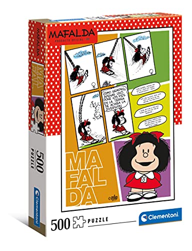 Clementoni - 35105 - Puzzle Mafalda - 500 Teile Für Erwachsene Und Kinder Ab 10 Jahre, Geschicklichkeitsspiel Für Die Ganze Familie Clementoni - 35105 - Puzzle Mafalda - 500 Teile Für Erwachsene Und Kinder Ab 10 Jahre, Geschicklichkeitsspiel Für Die Ganze Familie von Clementoni