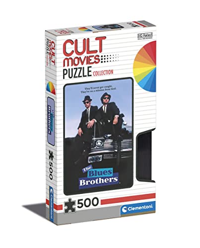 Clementoni - 35109 - Cult Movies Blues Brothers - Puzzle 500 Teile ab 14 Jahren, Erwachsenenpuzzle mit Wimmelbild, Geschicklichkeitsspiel für die ganze Familie Clementoni - 35109 - Cult Movies Blues Brothers - Puzzle 500 Teile ab 14 Jahren, Erwachsenenpuzzle mit Wimmelbild, Geschicklichkeitsspiel für die ganze Familie von Clementoni