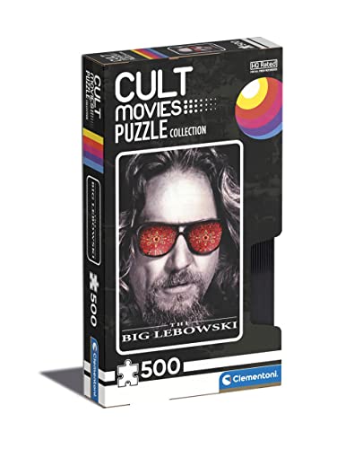 Clementoni 35113 EL Gran Lebowski Stück Cult Movies The Big Lebowsky-Puzzle 500 Teile ab 14 Jahren, Erwachsenenpuzzle mit Wimmelbild, Geschicklichkeitsspiel für die ganze Familie, Mehrfarbig, Medium von Clementoni