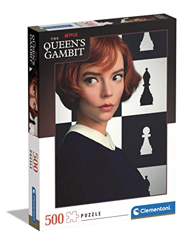 Clementoni 35131 Queen's Gambit Puzzle Gambit-500 Teile Für Erwachsene Und Kinder Ab 10 Jahre, Geschicklichkeitsspiel Für Die Ganze Familie, Multicoloured von Clementoni