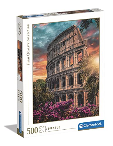 Clementoni 35145 Italien Collection-Flavian Amphitheatre, Puzzle 500 Teile Für Erwachsene Und Kinder 14 Jahren, Geschicklichkeitsspiel Für Die Ganze Familie, Mehrfarbig von Clementoni