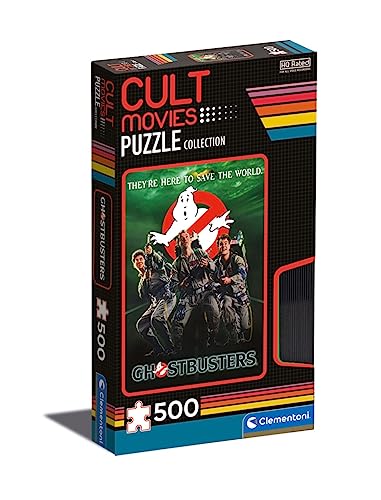 Clementoni 35153 Cult Movies-Ghostbusters-Puzzle 500 Teile Für Erwachsene Und Kinder 14 Jahren, Geschicklichkeitsspiel Für Die Ganze Familie, Mehrfarbig von Clementoni