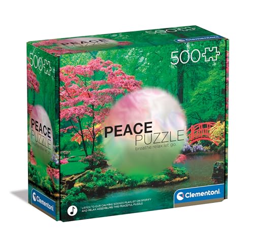 Clementoni 35528 Peace Raindrops Lullaby – 500 Teile – Puzzle, horizontal, Spaß für Erwachsene, hergestellt in Italien, Mehrfarbig von Clementoni