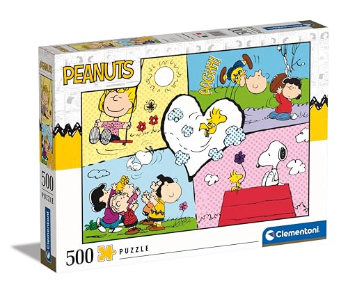 Clementoni - 35558 - Puzzle Peanuts - Puzzle 500 Teile Für Erwachsene Und Kinder 14 Jahren, Geschicklichkeitsspiel Für Die Ganze Familie Clementoni - 35558 - Puzzle Peanuts - Puzzle 500 Teile Für Erwachsene Und Kinder 14 Jahren, Geschicklichkeitsspiel Für Die Ganze Familie von Clementoni