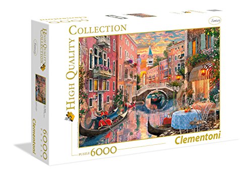 Clementoni 36524 Venedig bei Sonnenuntergang – Puzzle 6000 Teile, Geschicklichkeitsspiel für die ganze Familie, Erwachsenenpuzzle ab 14 Jahren von Clementoni