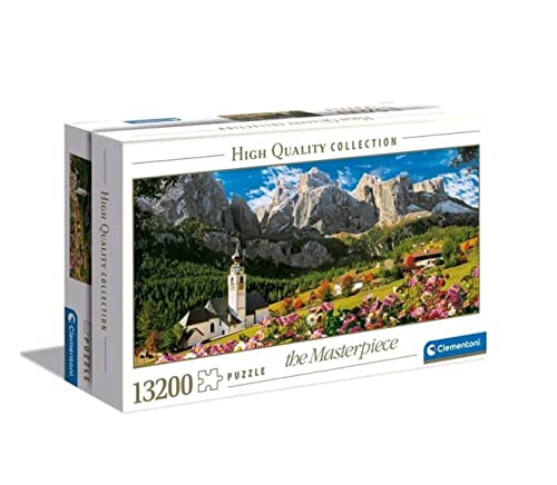 Clementoni 38007 Sellagruppe Dolomiten – Puzzle 13200 Teile, Geschicklichkeitsspiel für die ganze Familie, Erwachsenenpuzzle ab 14 Jahren von Clementoni