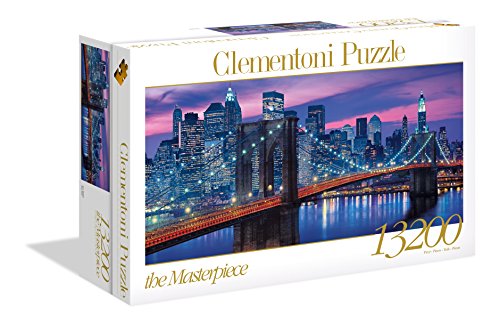 Clementoni 38009 New York – Puzzle 13200 Teile, Geschicklichkeitsspiel für die ganze Familie, farbenfrohes Legespiel, Erwachsenenpuzzle ab 9 Jahren, 50.9 x 31.5 x 10 von Clementoni
