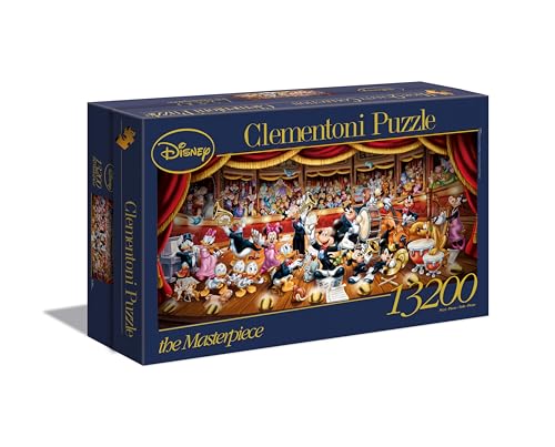 Clementoni 38010 Disney Orchestra – Puzzle 13200 Teile, Panorama, Geschicklichkeitsspiel für die ganze Familie, Erwachsenenpuzzle ab 10 Jahren von Clementoni