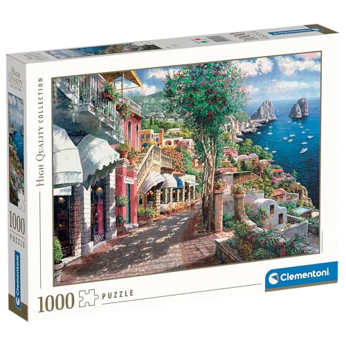 Clementoni 39257 Capri – Puzzle 1000 Teile, Geschicklichkeitsspiel für die ganze Familie, farbenfrohes Legespiel, Erwachsenenpuzzle ab 9 Jahren von Clementoni