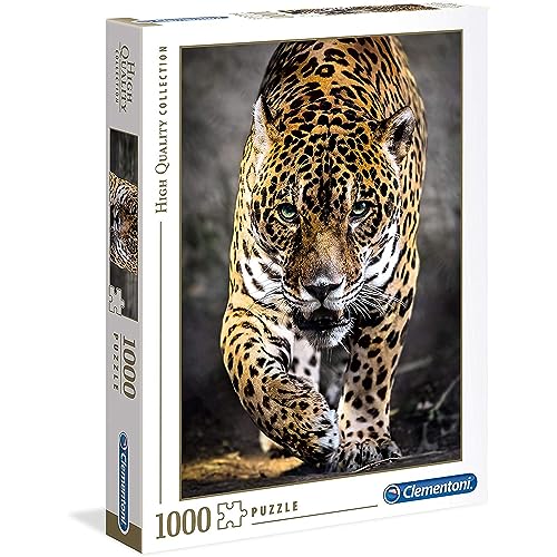 Clementoni 39326 Der Gang des Jaguar – Puzzle 1000 Teile, buntes Legespiel für die ganze Familie, Erwachsenenpuzzle ab 14 Jahren von Clementoni