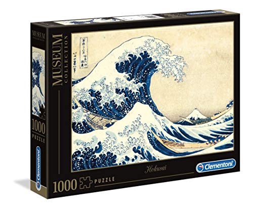 Clementoni 39378 Hokusai – Die große Welle – Puzzle 1000 Teile, Museum Collection, Geschicklichkeitsspiel für die ganze Familie, buntes Legespiel, Erwachsenenpuzzle ab 14 Jahren, 6 von Clementoni