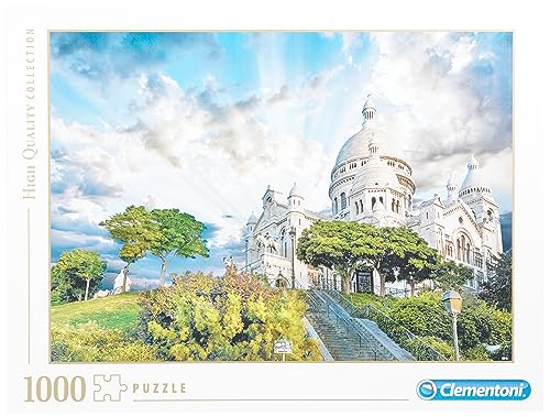 Clementoni 39383 Montmartre – Puzzle 1000 Teile, Geschicklichkeitsspiel für die ganze Familie, buntes Legespiel, Erwachsenenpuzzle ab 14 Jahren von Clementoni
