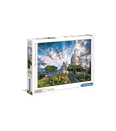 Clementoni 39383 Montmartre – Puzzle 1000 Teile, Geschicklichkeitsspiel für die ganze Familie, buntes Legespiel, Erwachsenenpuzzle ab 14 Jahren von Clementoni