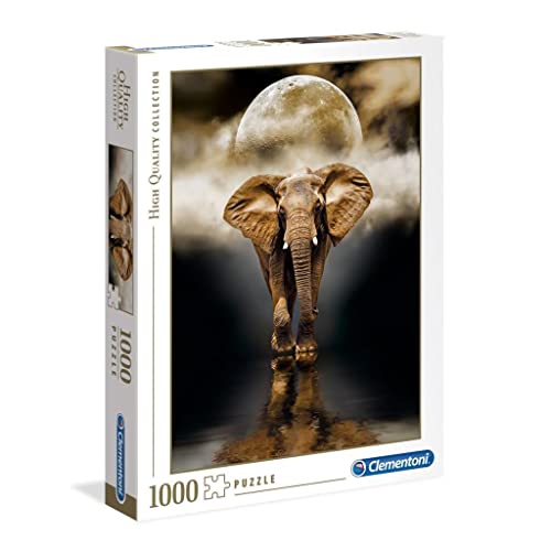 Clementoni 39416 Der Elefant – Puzzle 1000 Teile, Geschicklichkeitsspiel für die ganze Familie, Erwachsenenpuzzle ab 14 Jahren Clementoni 39416 Der Elefant – Puzzle 1000 Teile, Geschicklichkeitsspiel für die ganze Familie, Erwachsenenpuzzle ab 14 Jahren von Clementoni