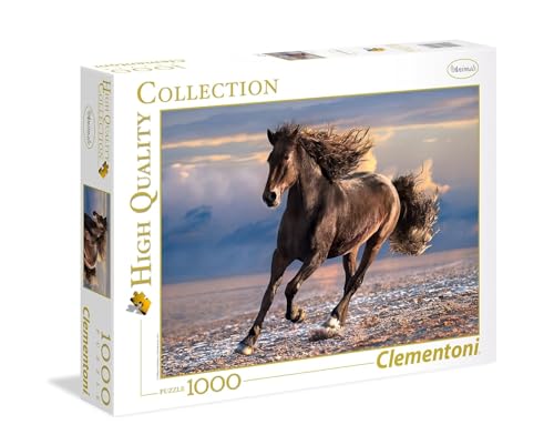 Clementoni 39420 Wildpferd – Puzzle 1000 Teile, Geschicklichkeitsspiel für die ganze Familie, Erwachsenenpuzzle ab 14 Jahren von Clementoni