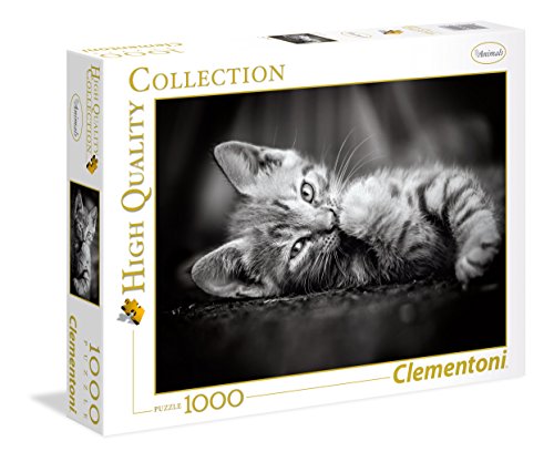 Clementoni 39422 Kätzchen – Puzzle 1000 Teile, Geschicklichkeitsspiel für die ganze Familie, Erwachsenenpuzzle ab 14 Jahren von Clementoni