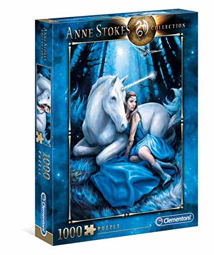 Clementoni 39462 Blauer Mond – Puzzle 1000 Teile, Anne Stokes Collection, herausforderndes Geschicklichkeitsspiel für die ganze Familie, Erwachsenenpuzzle ab 9 Jahren Clementoni 39462 Blauer Mond – Puzzle 1000 Teile, Anne Stokes Collection, herausforderndes Geschicklichkeitsspiel für die ganze Familie, Erwachsenenpuzzle ab 9 Jahren von Clementoni