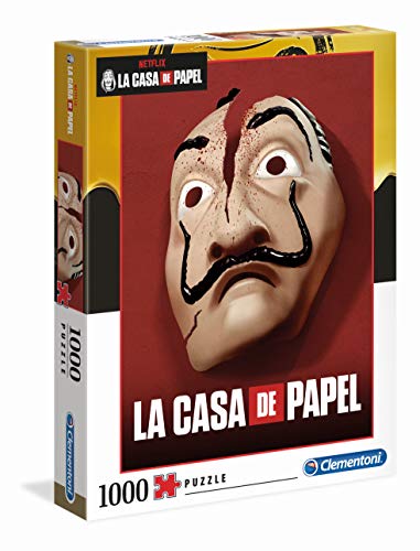 Clementoni 39533 La Casa de Papel – Puzzle 1000 Teile ab 9 Jahren, buntes Erwachsenenpuzzle mit kräftigen Farben, Geschicklichkeitsspiel für die ganze Familie, schöne Geschenkidee von Clementoni