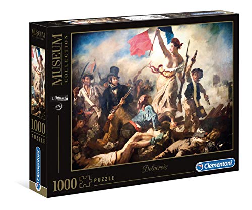 Clementoni 39549 Delacroix – Liberty Leading The People – Puzzle 1000 Teile, Museum Collection, buntes Geschicklichkeitsspiel für die ganze Familie, Erwachsenenpuzzle ab 14 Jahren von Clementoni