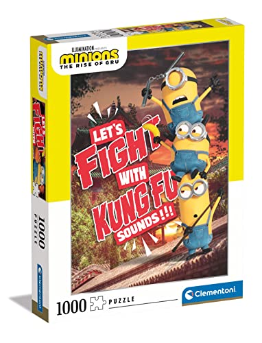 Clementoni - 39564 - Puzzle 1.000 Teile - Minions The Rise of Gru von Clementoni