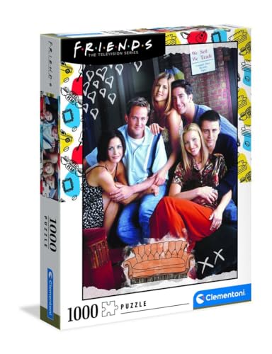 Clementoni 39587 Friends – Puzzle 1000 Teile ab 9 Jahren, buntes Erwachsenenpuzzle mit kräftigen Farben, Geschicklichkeitsspiel für die ganze Familie, schöne Geschenkidee Clementoni 39587 Friends – Puzzle 1000 Teile ab 9 Jahren, buntes Erwachsenenpuzzle mit kräftigen Farben, Geschicklichkeitsspiel für die ganze Familie, schöne Geschenkidee von Clementoni