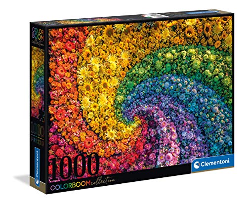 Clementoni 39594 Whirl – Puzzle 1000 Teile, Colorboom Collection, Geschicklichkeitsspiel für die ganze Familie, Erwachsenenpuzzle ab 14 Jahren von Clementoni