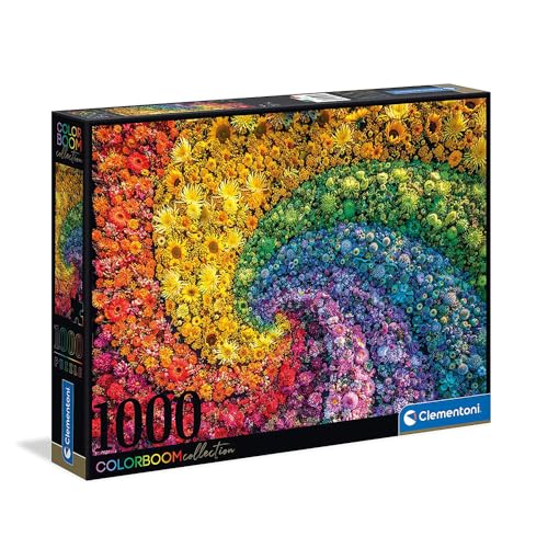 Clementoni 39594 Whirl – Puzzle 1000 Teile, Colorboom Collection, Geschicklichkeitsspiel für die ganze Familie, Erwachsenenpuzzle ab 14 Jahren von Clementoni