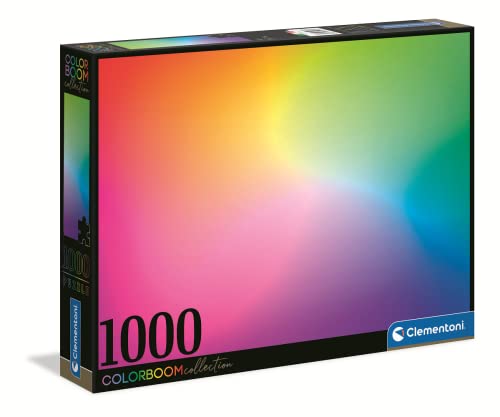 Clementoni 39596 Pure – Puzzle 1000 Teile, Colorboom Collection, Geschicklichkeitsspiel für die ganze Familie, Erwachsenenpuzzle ab 14 Jahren von Clementoni