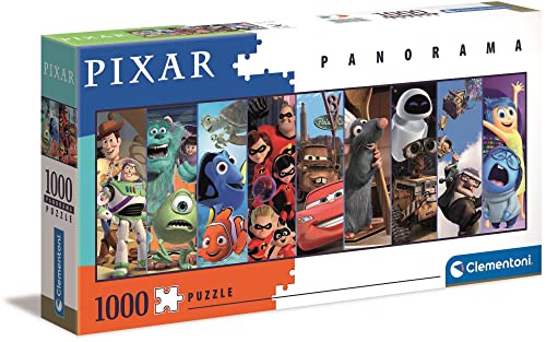 Clementoni 39610 Panorama Disney Pixar – Puzzle 1000 Teile ab 9 Jahren, Erwachsenenpuzzle mit Panoramabild, Geschicklichkeitsspiel für die ganze Familie, ideal als Wandbild Clementoni 39610 Panorama Disney Pixar – Puzzle 1000 Teile ab 9 Jahren, Erwachsenenpuzzle mit Panoramabild, Geschicklichkeitsspiel für die ganze Familie, ideal als Wandbild von Clementoni